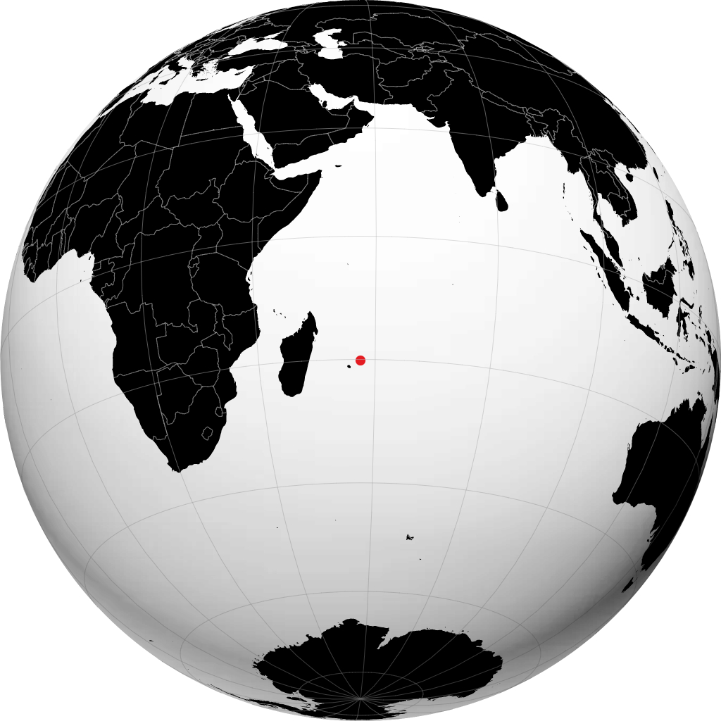 Port Louis di globe
