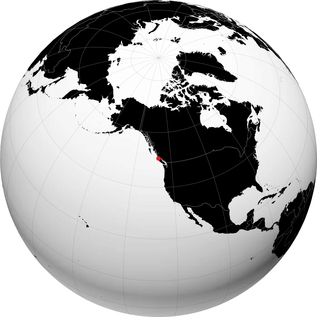 Port McNeill di globe