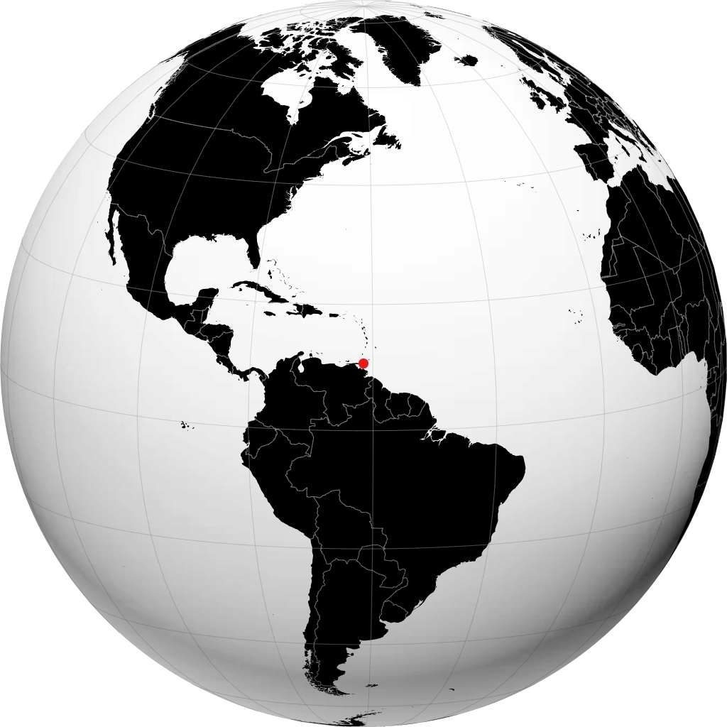 Port-of-Spain di globe