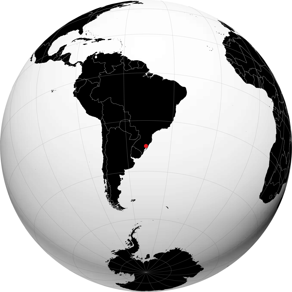 Porto Alegre di globe