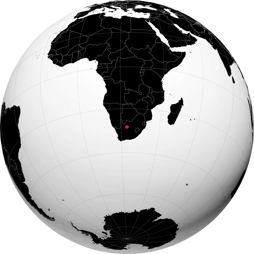 Postmasburg di globe