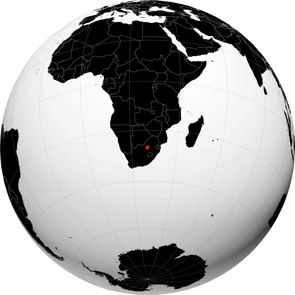 Potchefstroom di globe