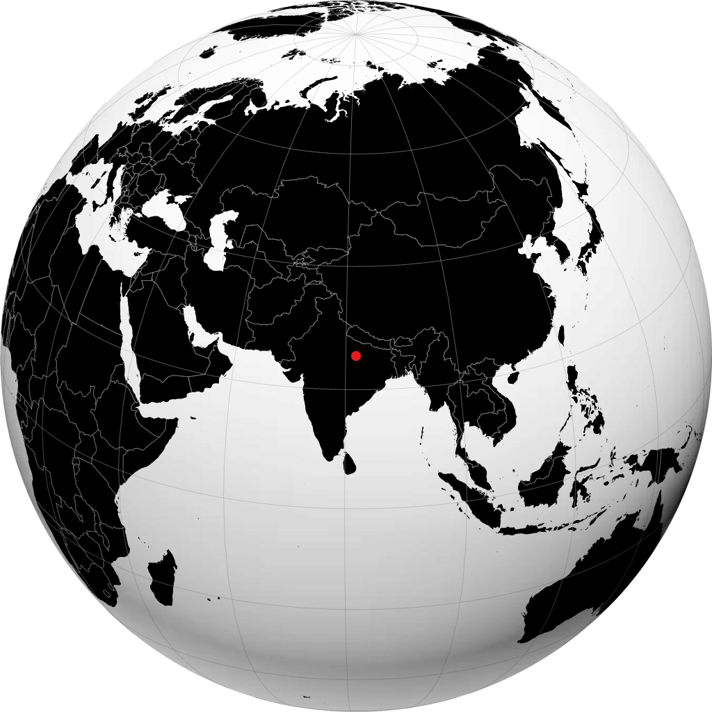 Prayagraj di globe