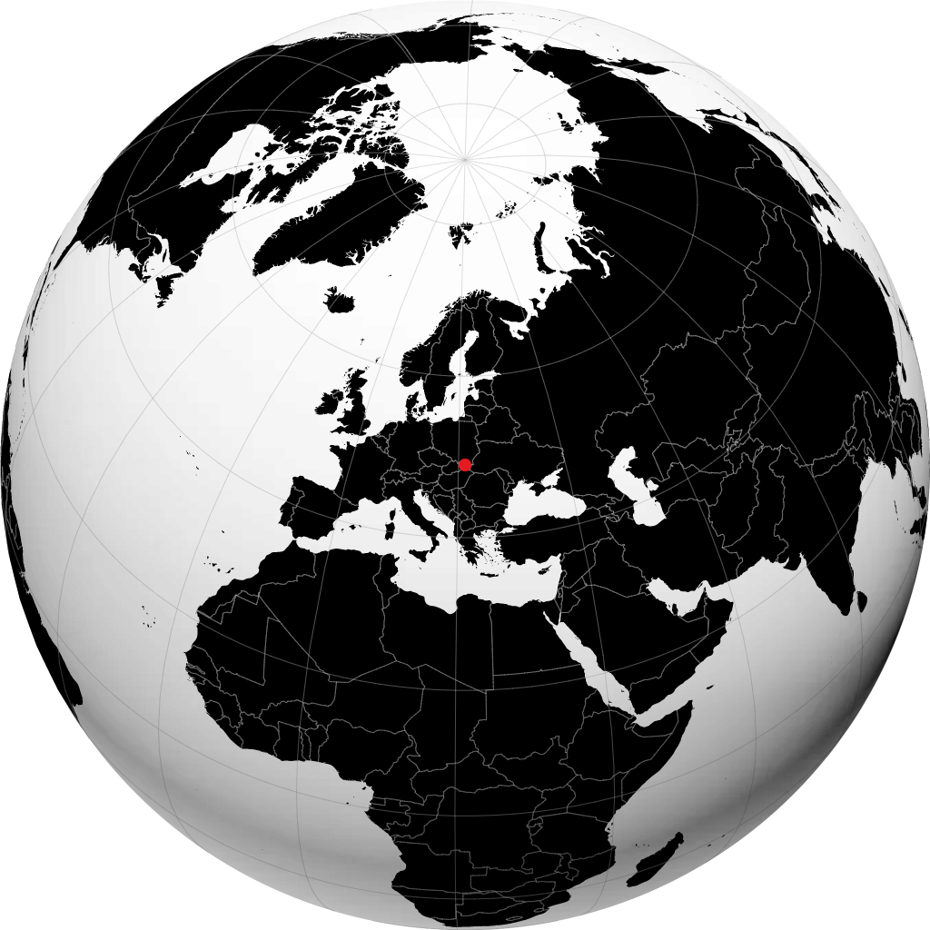 Prešov di globe