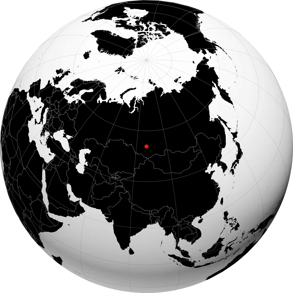 Prokopyevsk di globe