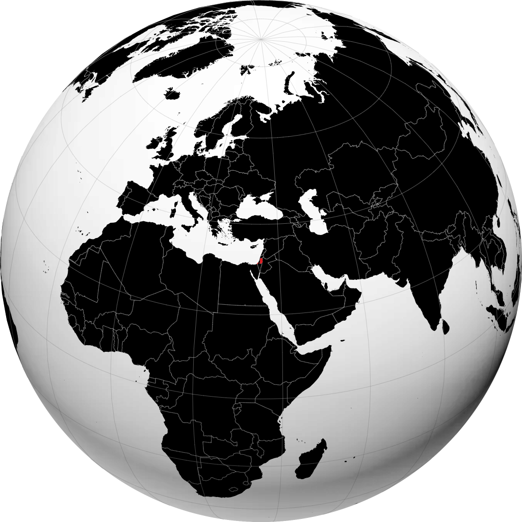 Palestina di globe