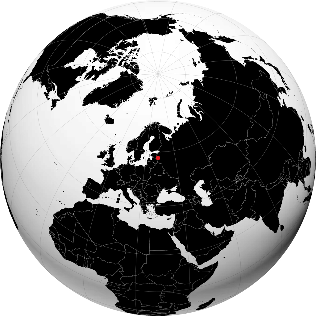 Pskov di globe