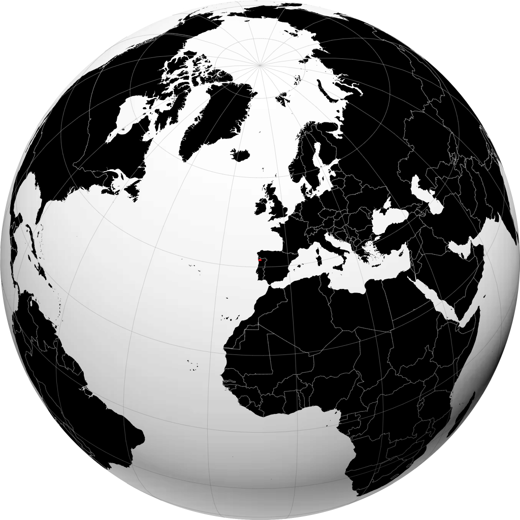 Distrik Braga di globe