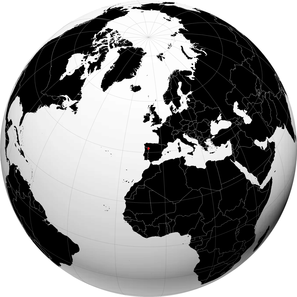 Distrik Braganca di globe
