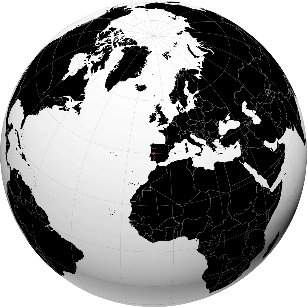 Distrik Castelo Branco di globe