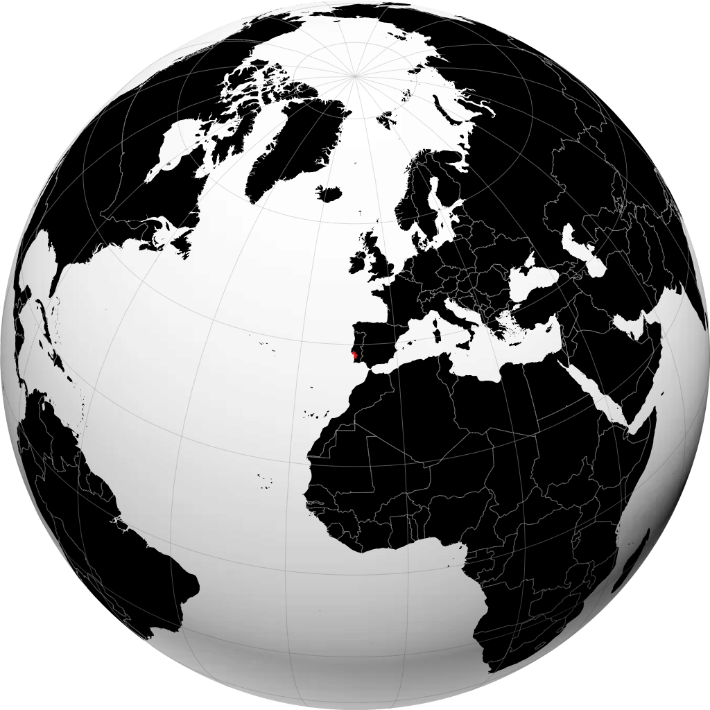 Distrik Setubal di globe