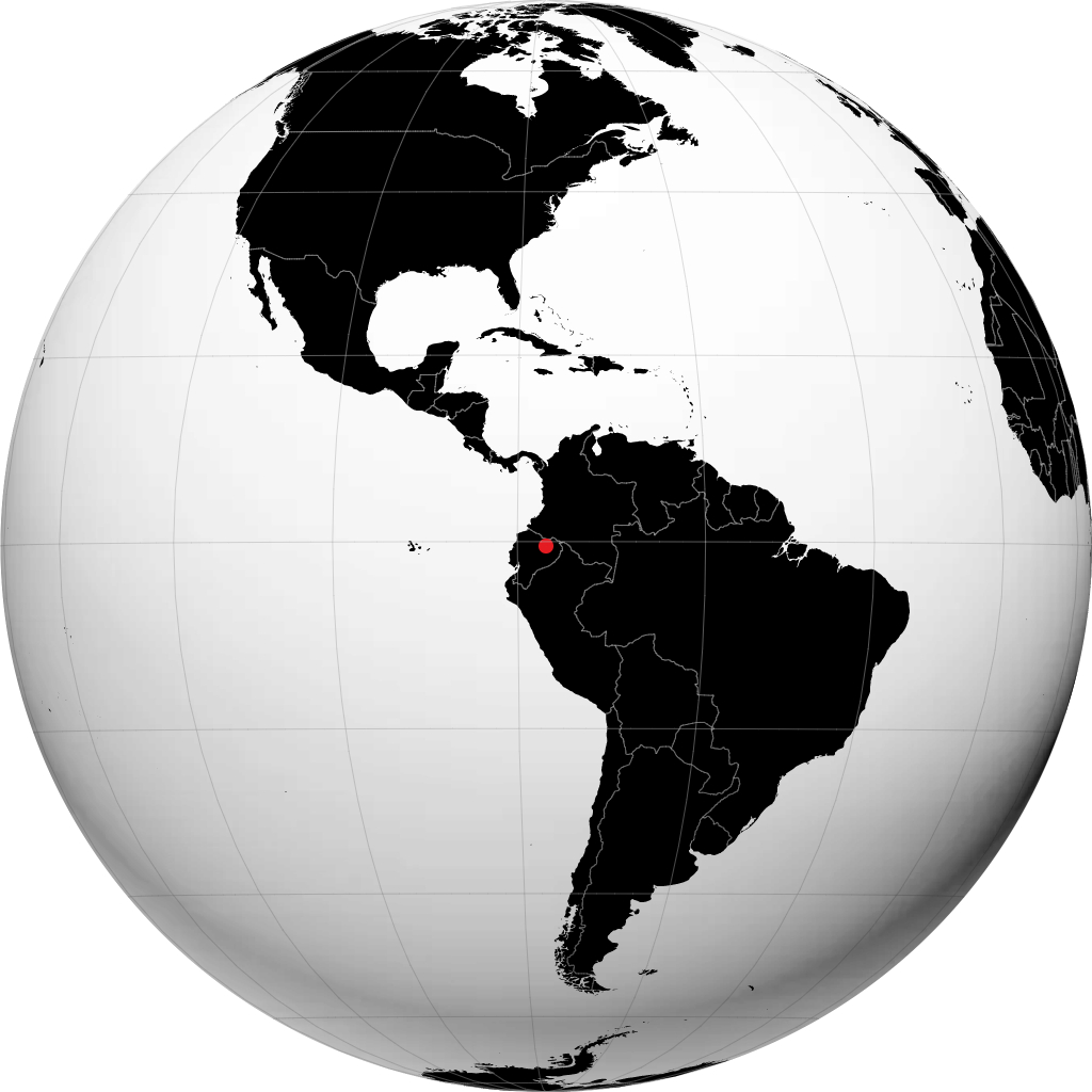 Puerto Francisco de Orellana di globe