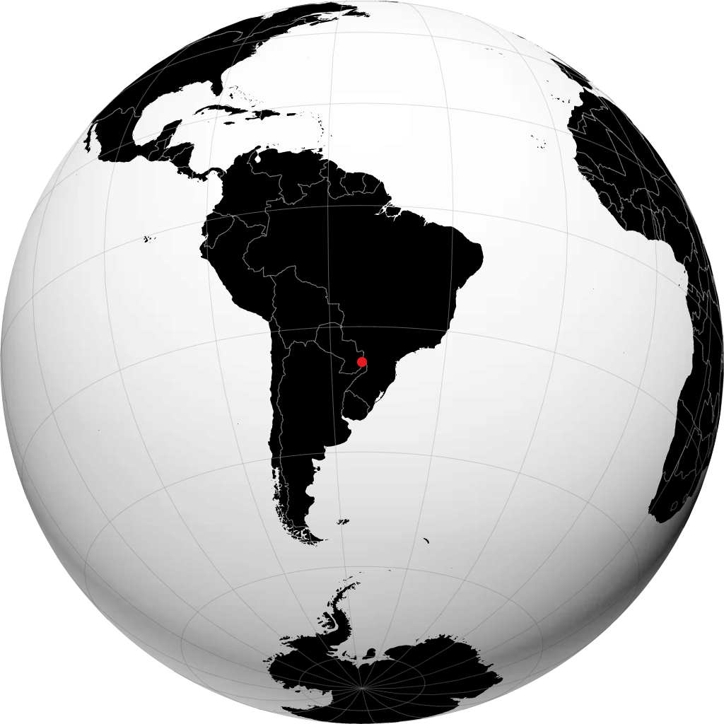 Puerto Iguazú di globe
