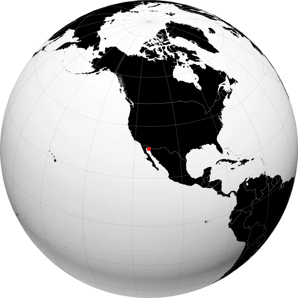 Puerto Peñasco di globe