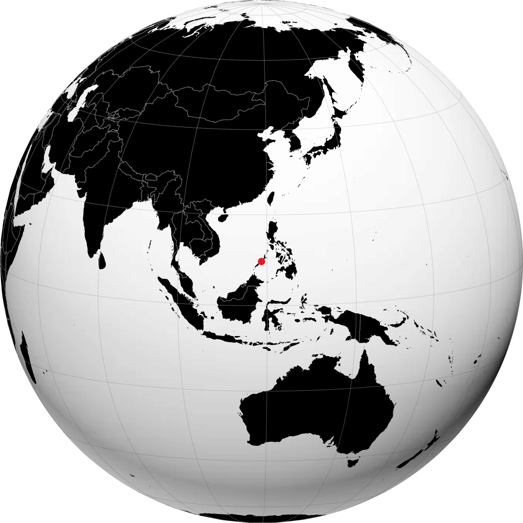 Puerto Princesa di globe