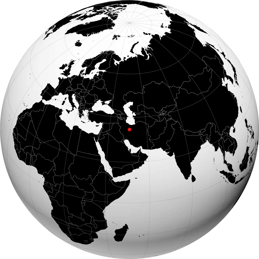 Qom di globe