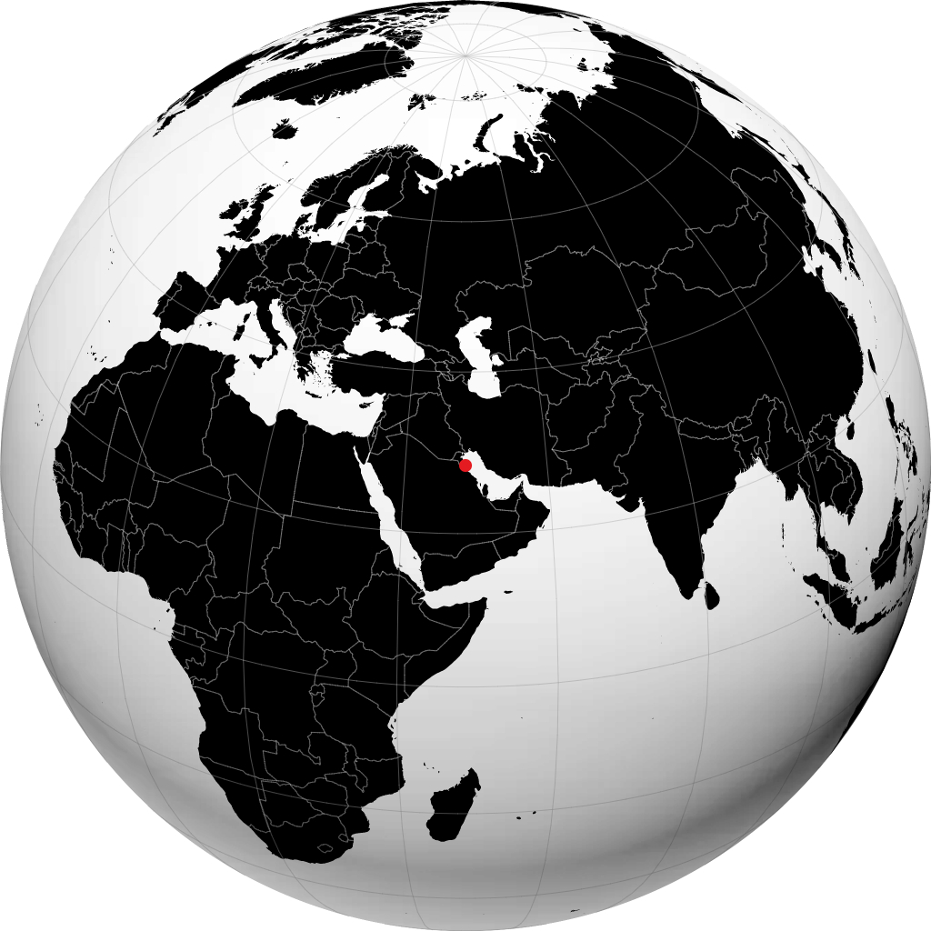 Ra's al Khafji di globe