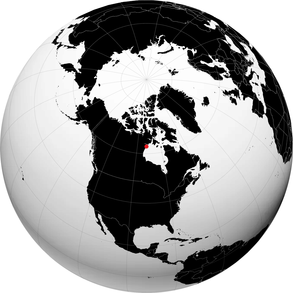 Rankin Inlet di globe