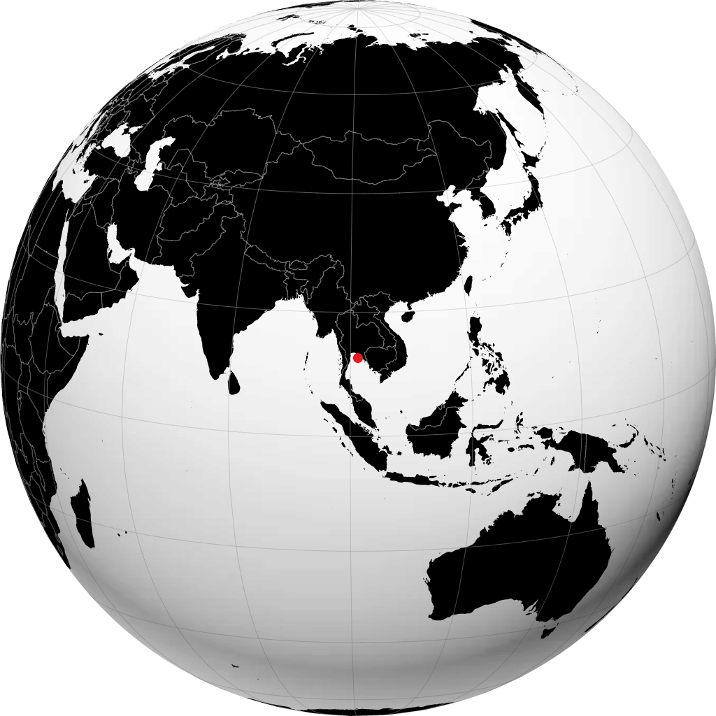 Rayong di globe