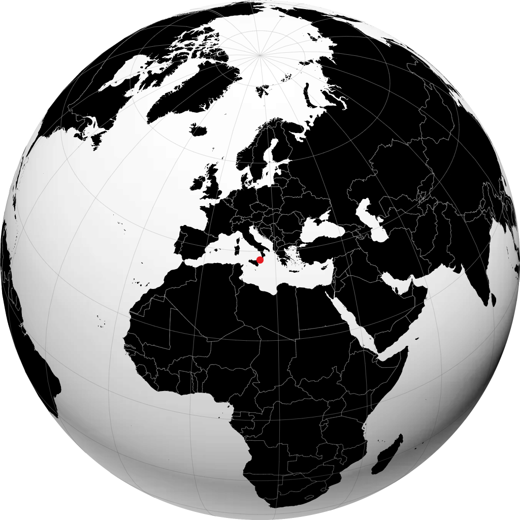 Reggio Calabria di globe
