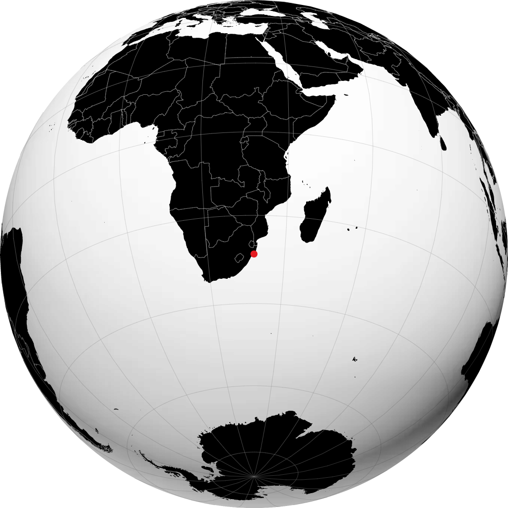 Richards Bay di globe