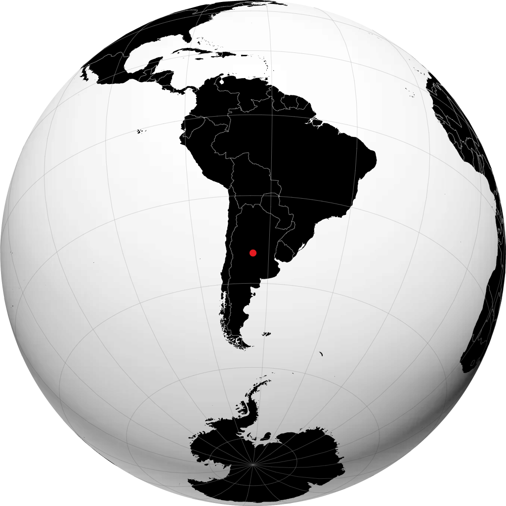 Río Cuarto di globe