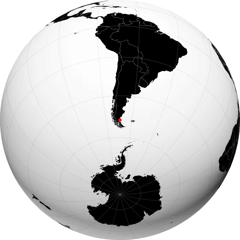 Río Gallegos di globe