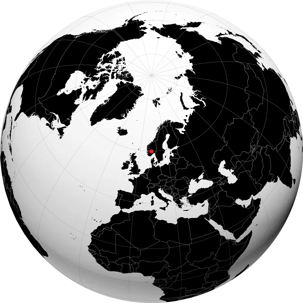 Rjukan di globe