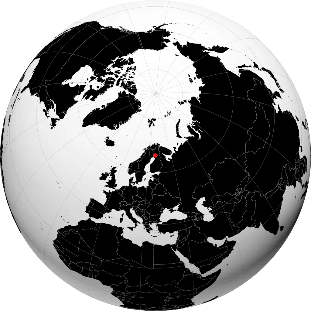 Rovaniemi di globe