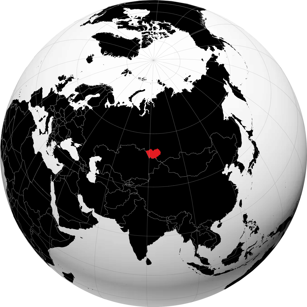 Wilayah Altai di globe