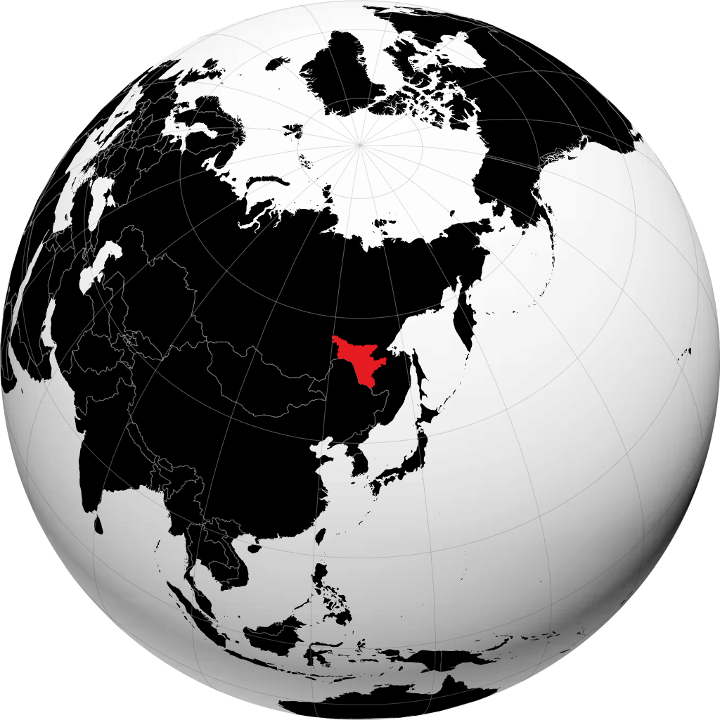 Oblast Amur di globe