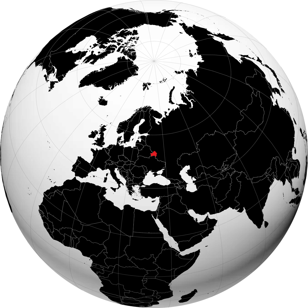 Oblast Bryansk di globe
