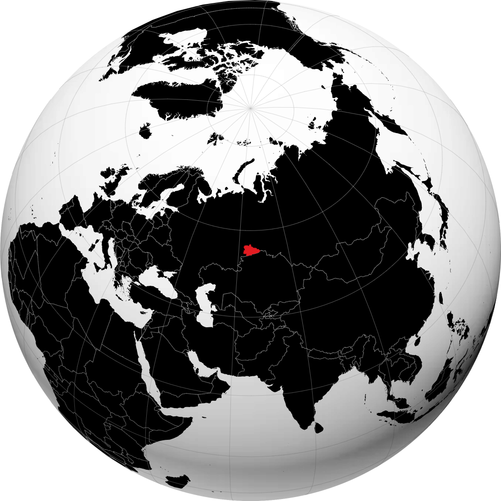 Oblast Kurgan di globe