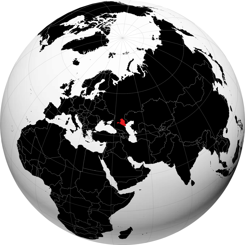 Kalmykia di globe