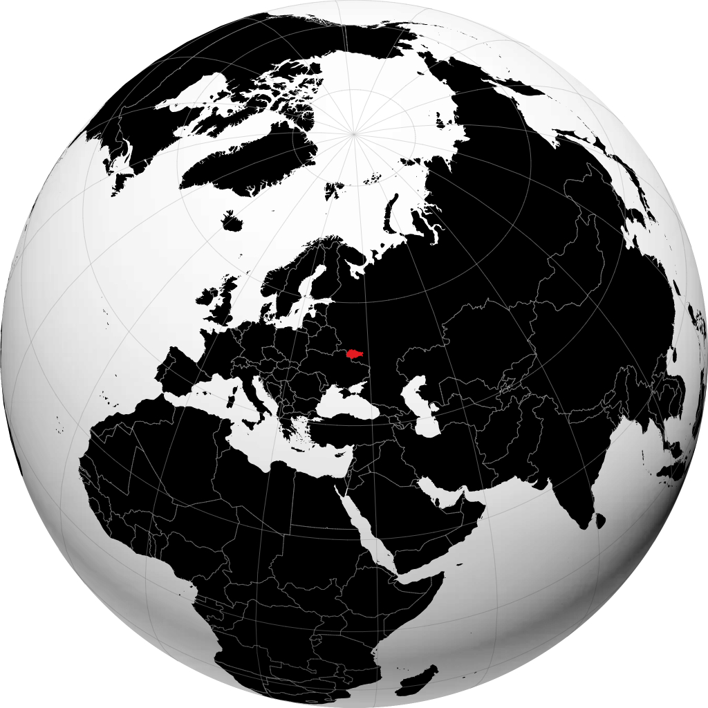 Oblast Kursk di globe
