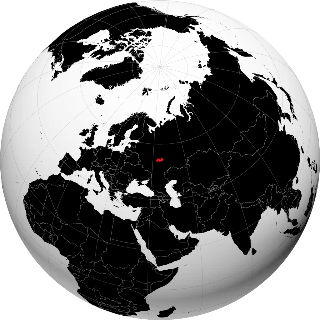 Republik Mordoviya di globe