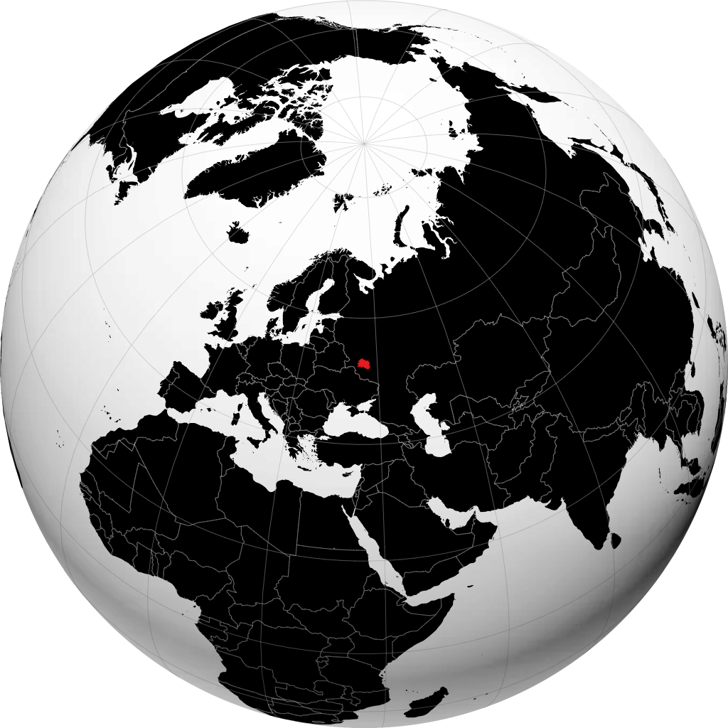 Oblast Oryol di globe