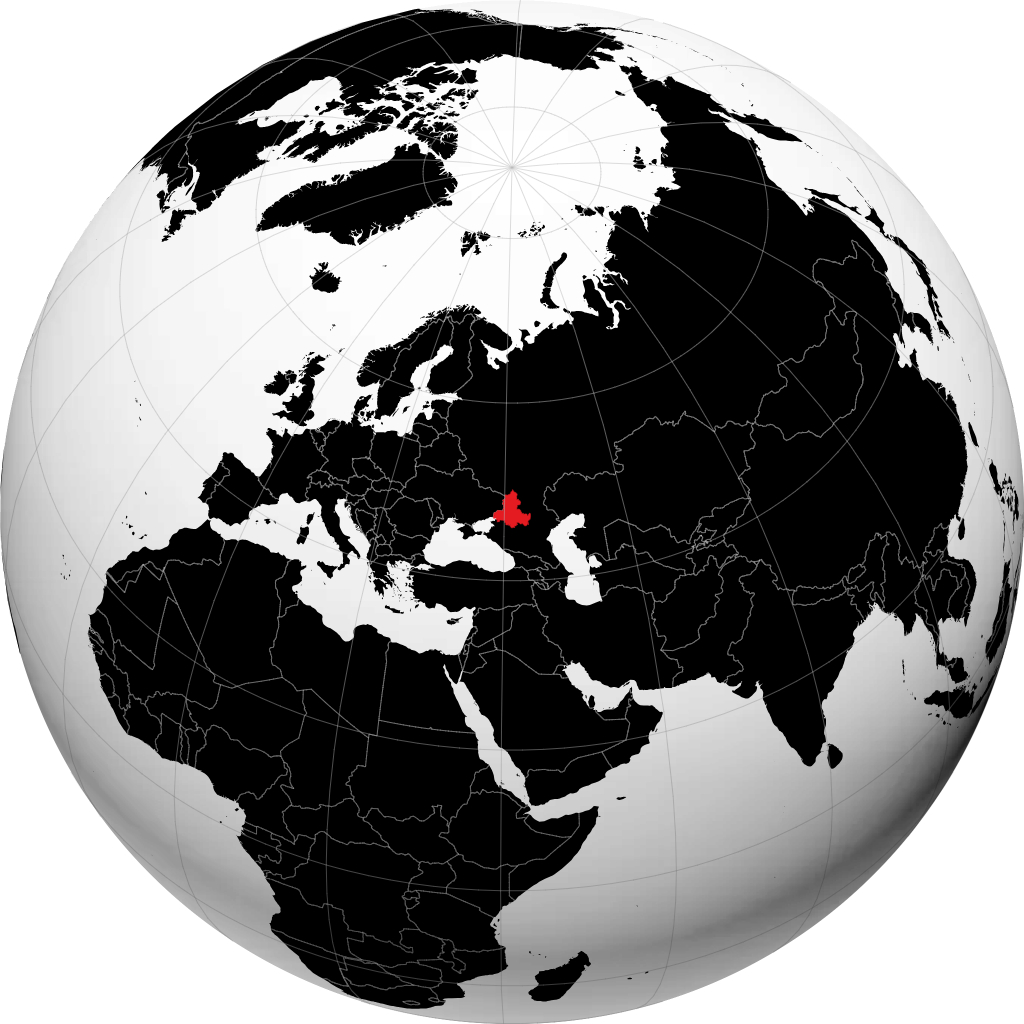 Oblast Rostov di globe