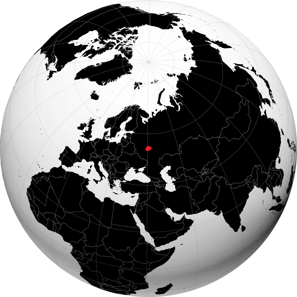 Oblast Ryazan di globe