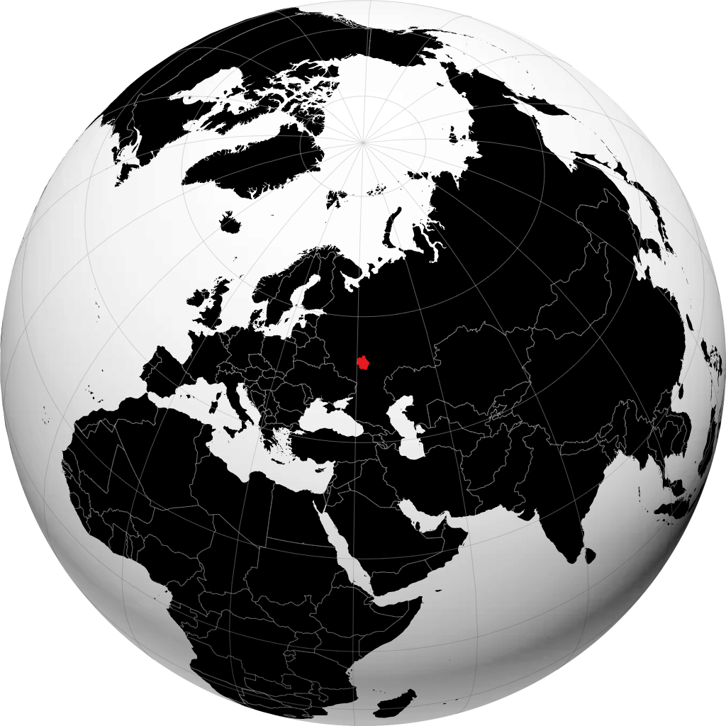 Oblast Tambov di globe
