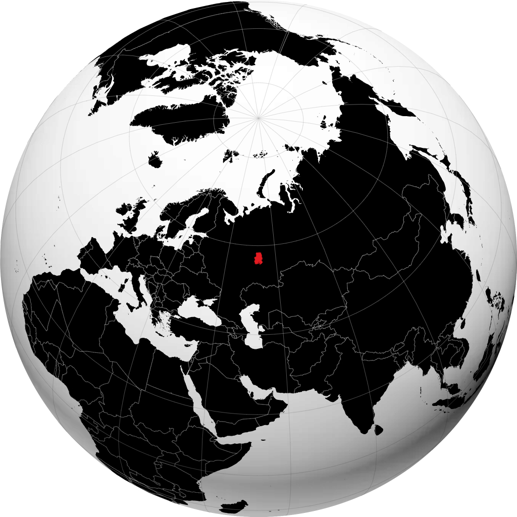 Udmurtia di globe
