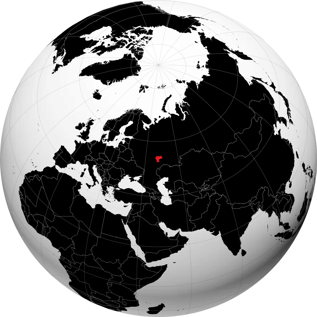 Oblast Ulyanovsk di globe