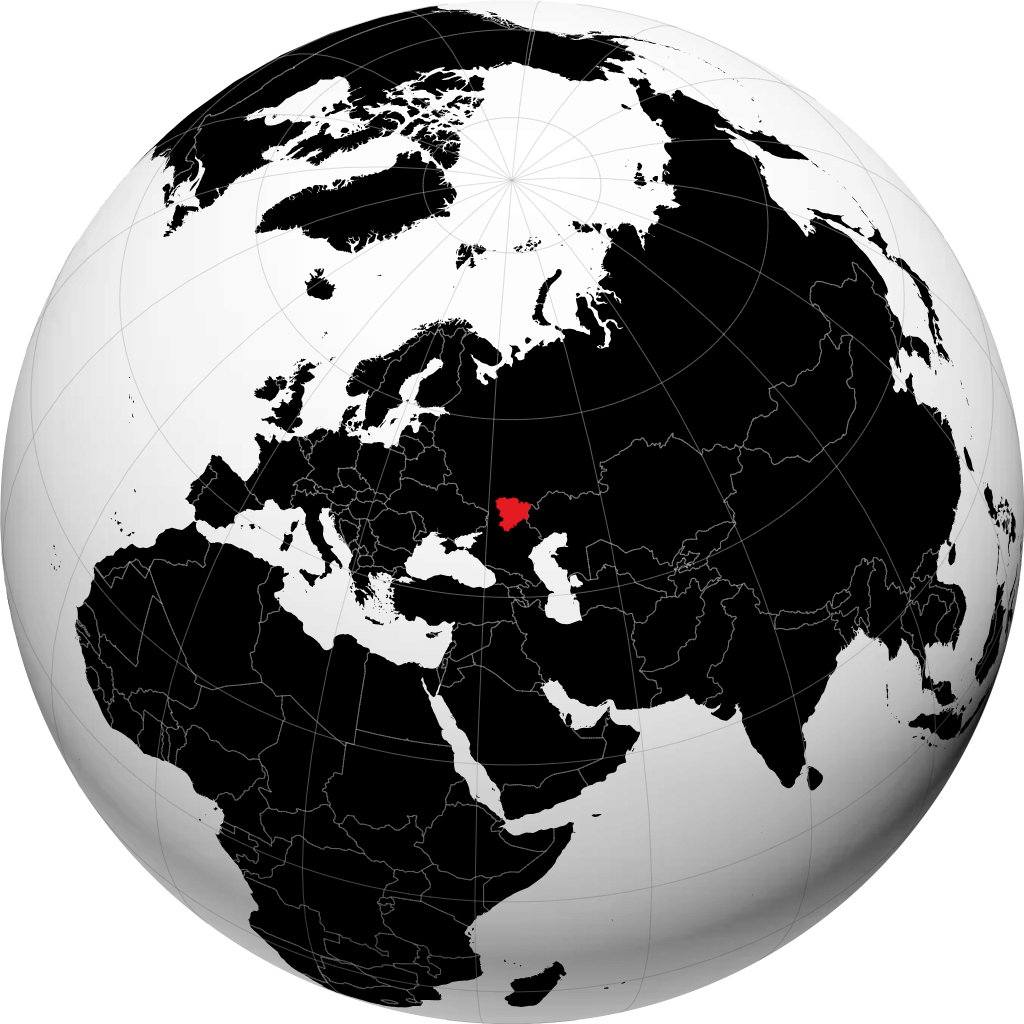 Wilayah Volgograd di globe