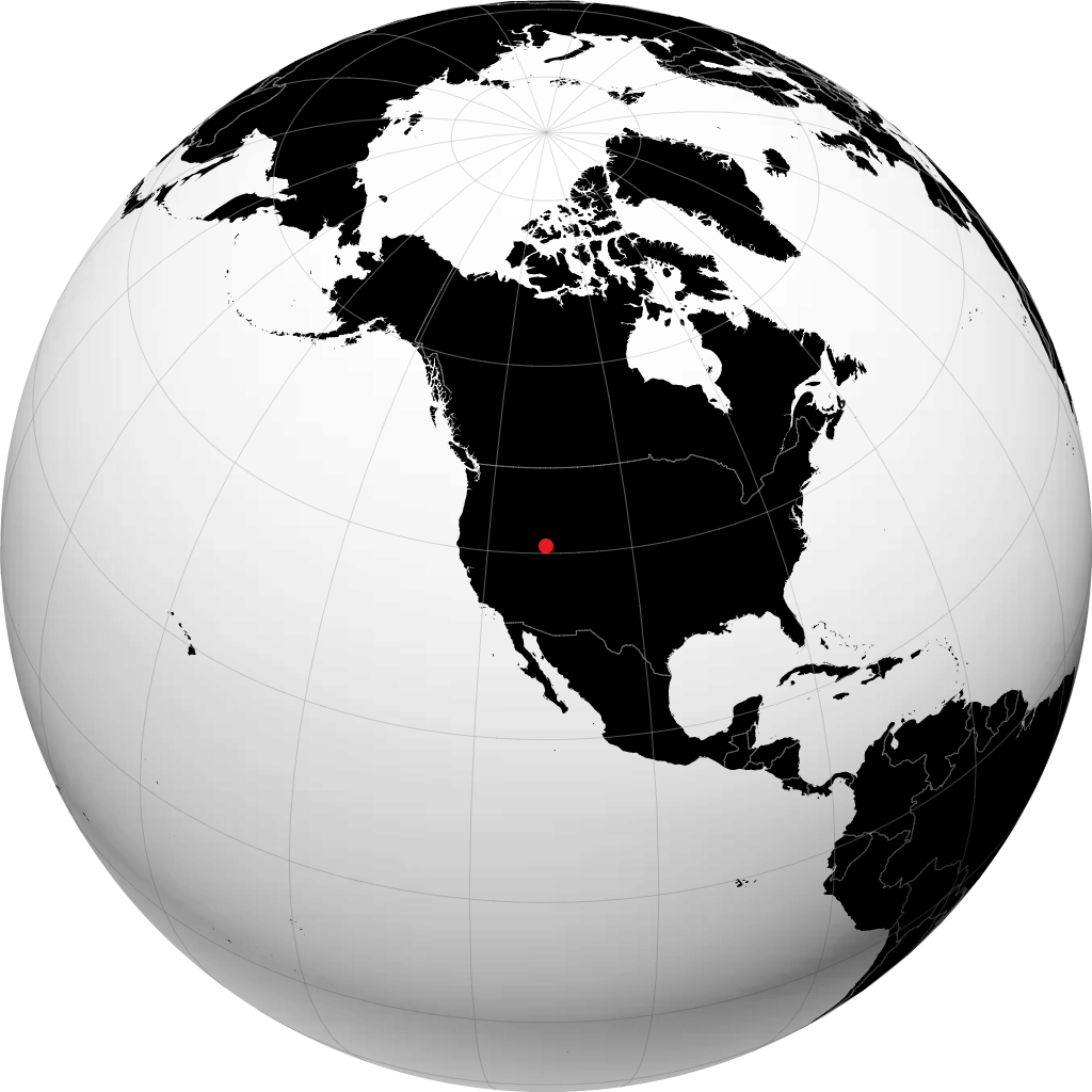 Salt Lake City di globe