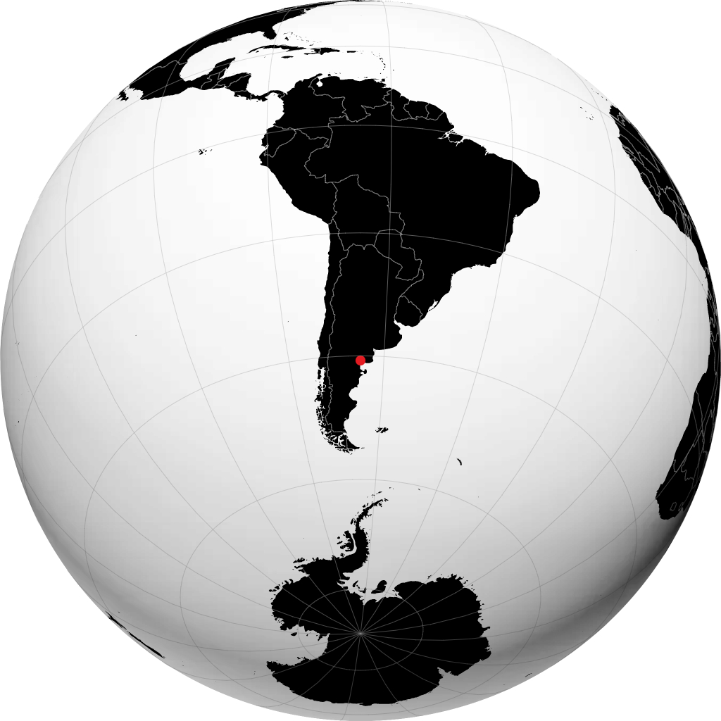 San Antonio Oeste di globe