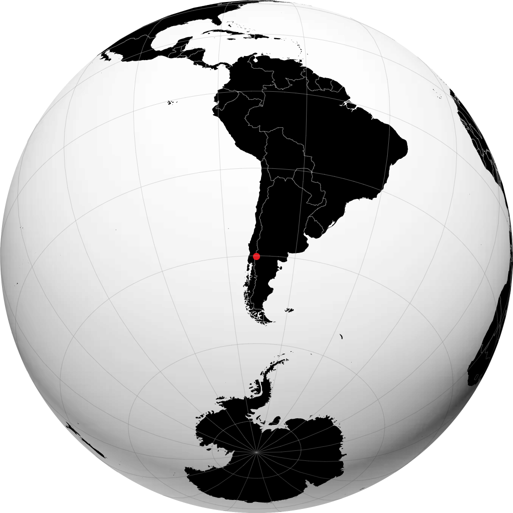 San Martín de los Andes di globe