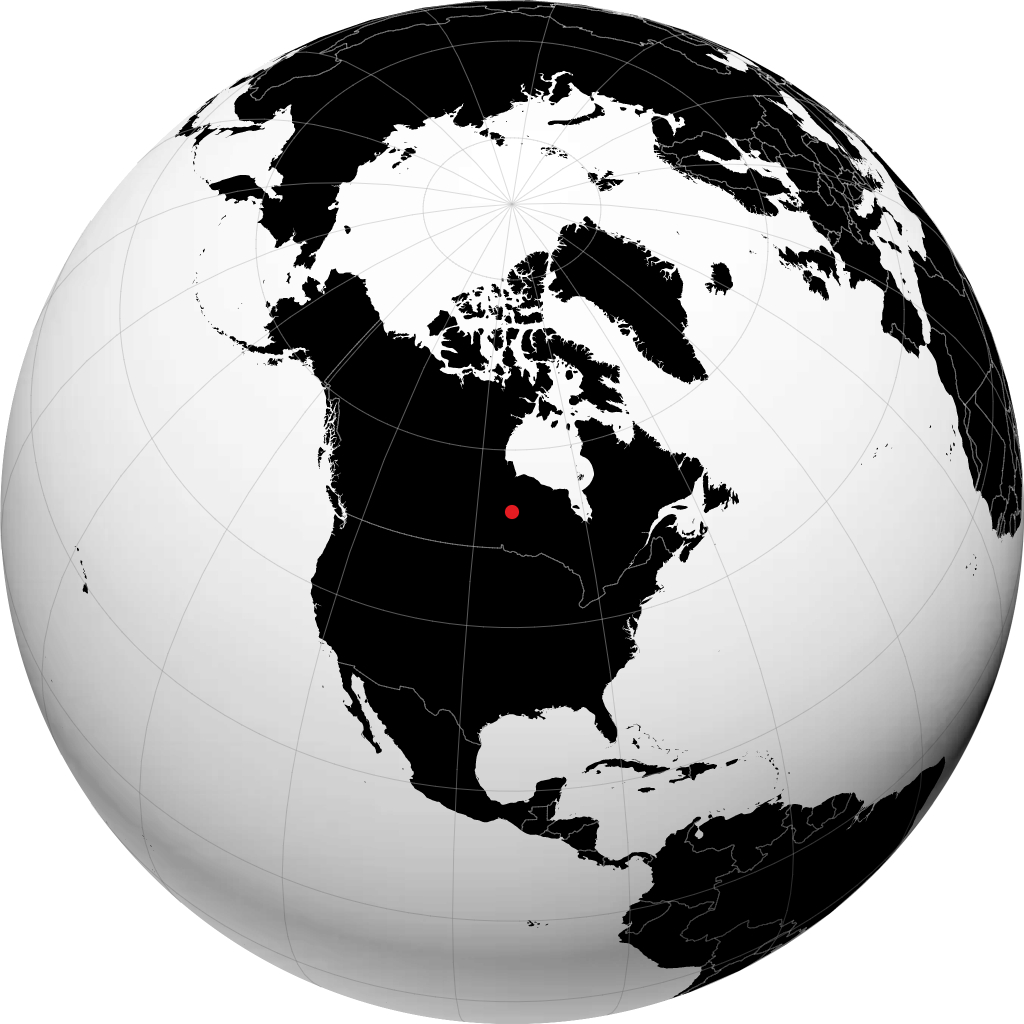 Sandy Lake di globe