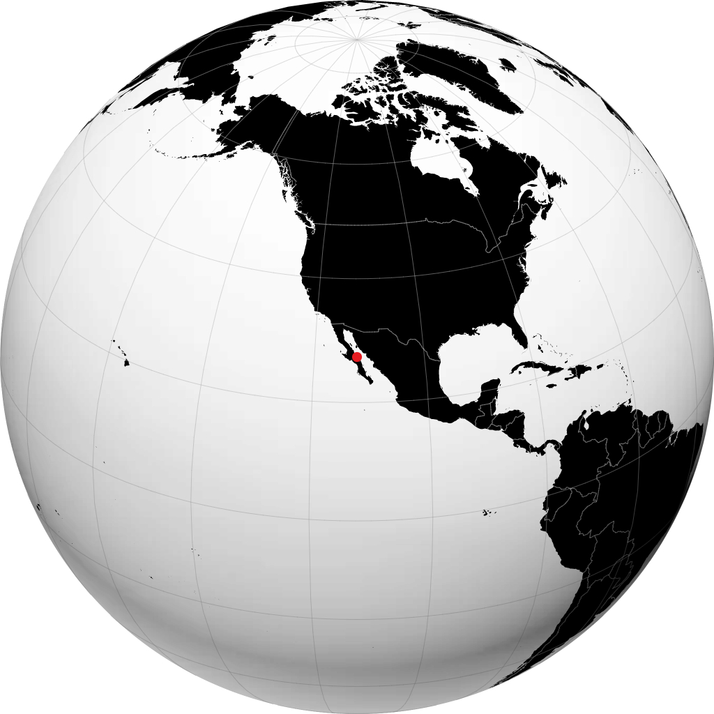 Santa Rosalía di globe