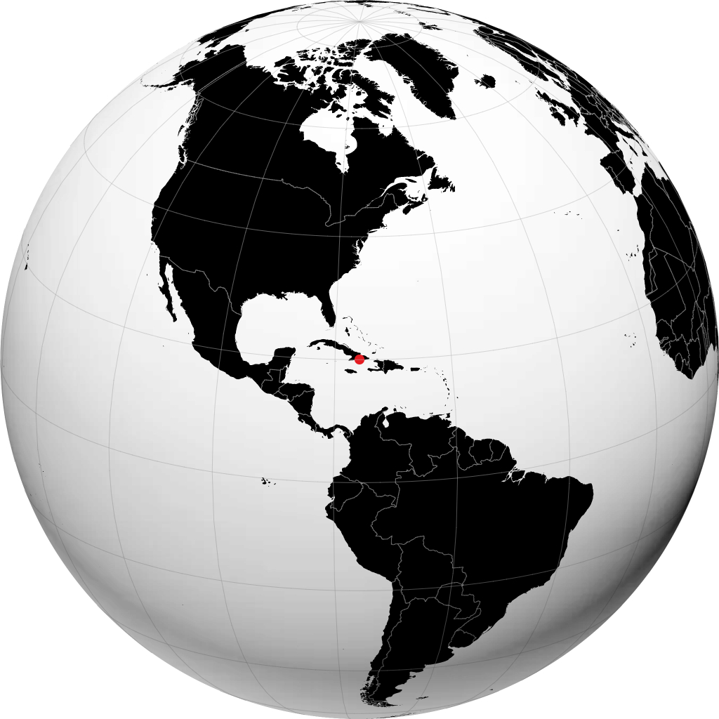 Santiago de Cuba di globe