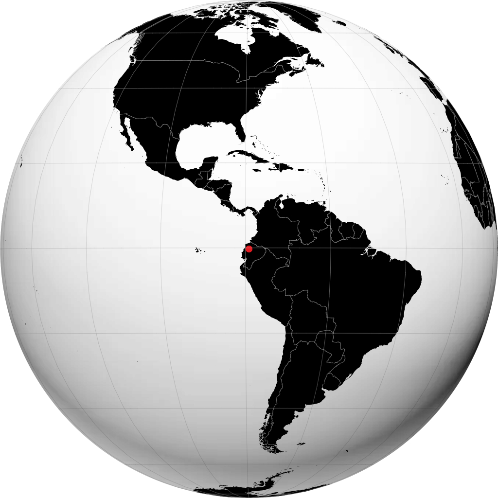 Santo Domingo de los Colorados di globe